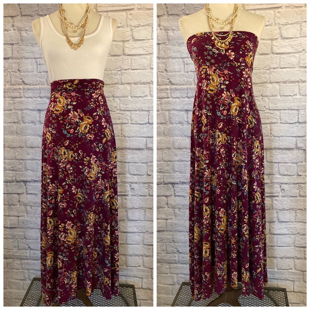 💜Lularoe • Maxi Skirt/Dress (L/14-16)